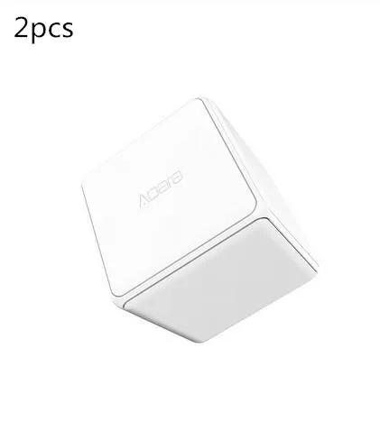 2pcs Aqara Magic Cube управление Лер умный пульт дистанционного управления Zigbee версия управления l шесть действий умный дом устройство работает с приложением mijia Home - Цвет: 2pcs