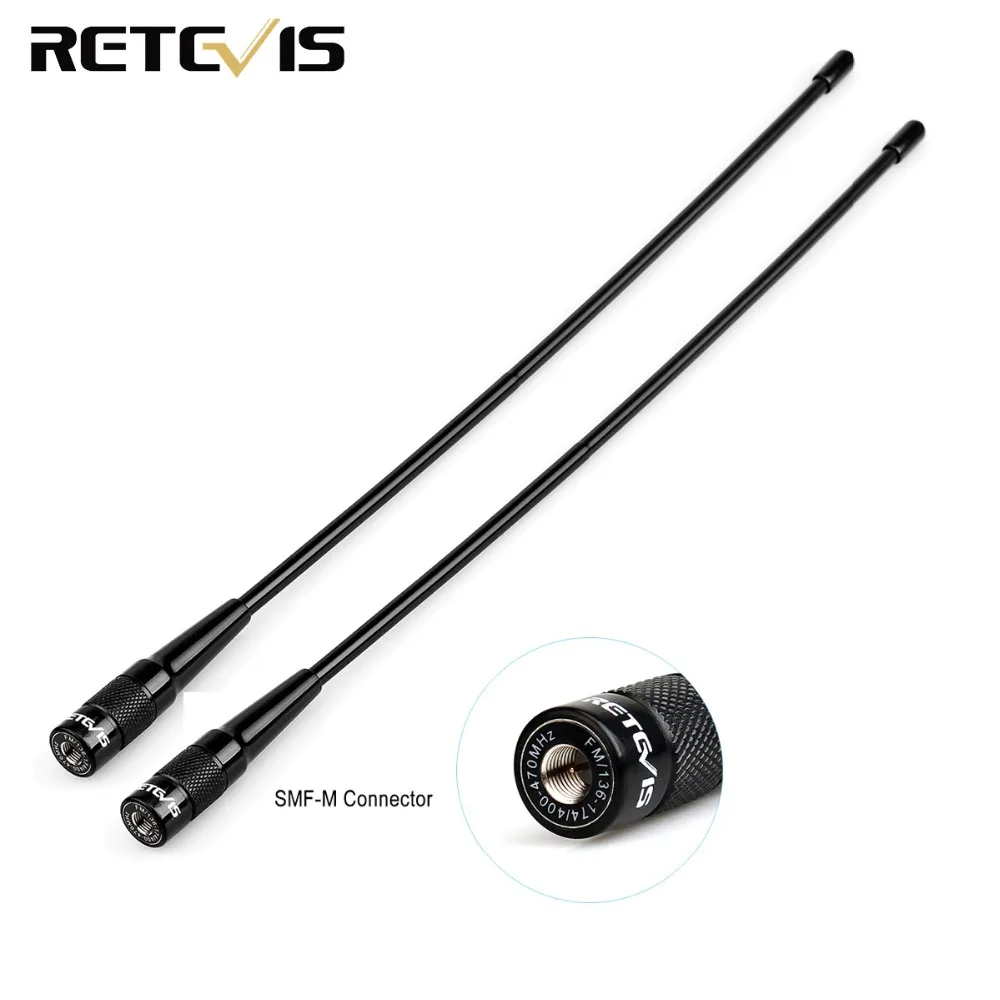 2 шт. Retevis RHD 771 SMA M рация антенна VHF UHF Двухдиапазонная для Yeasu TYT RT3S RT3 DMR Ham радио|radio