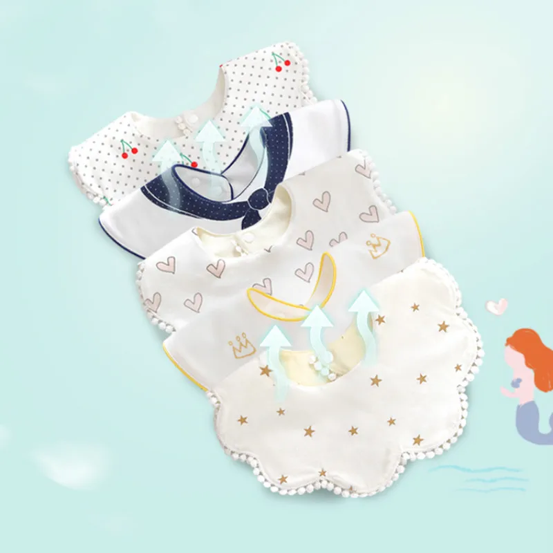 

Cute Cotton Burp Cloth Fashion Toddler Cloths Style Bib Boy Girl Bandana Baby Cartoon Gift Anneau Bavoir Novelty Towel AC50KS