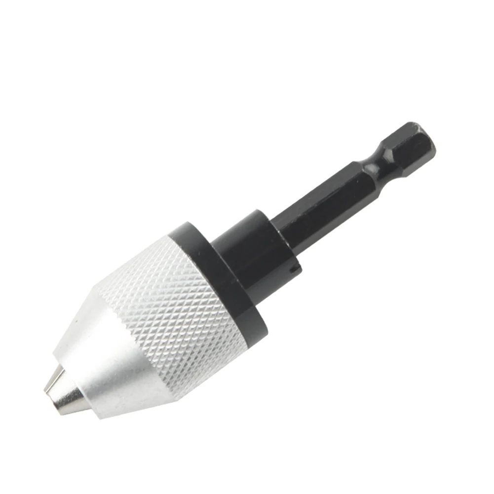 

Set Drill Chuck Screwdriver 1/4 Hex Shank Conversion Quick Change Carbon steel