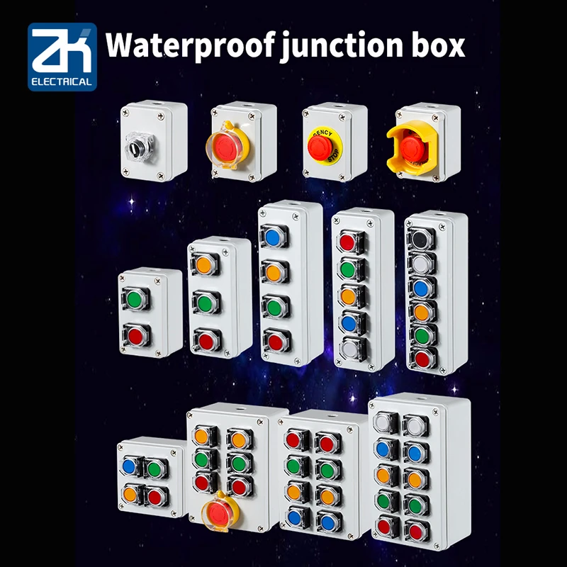 Внутренняя и наружная кнопочная коробка Аварийная остановка старт