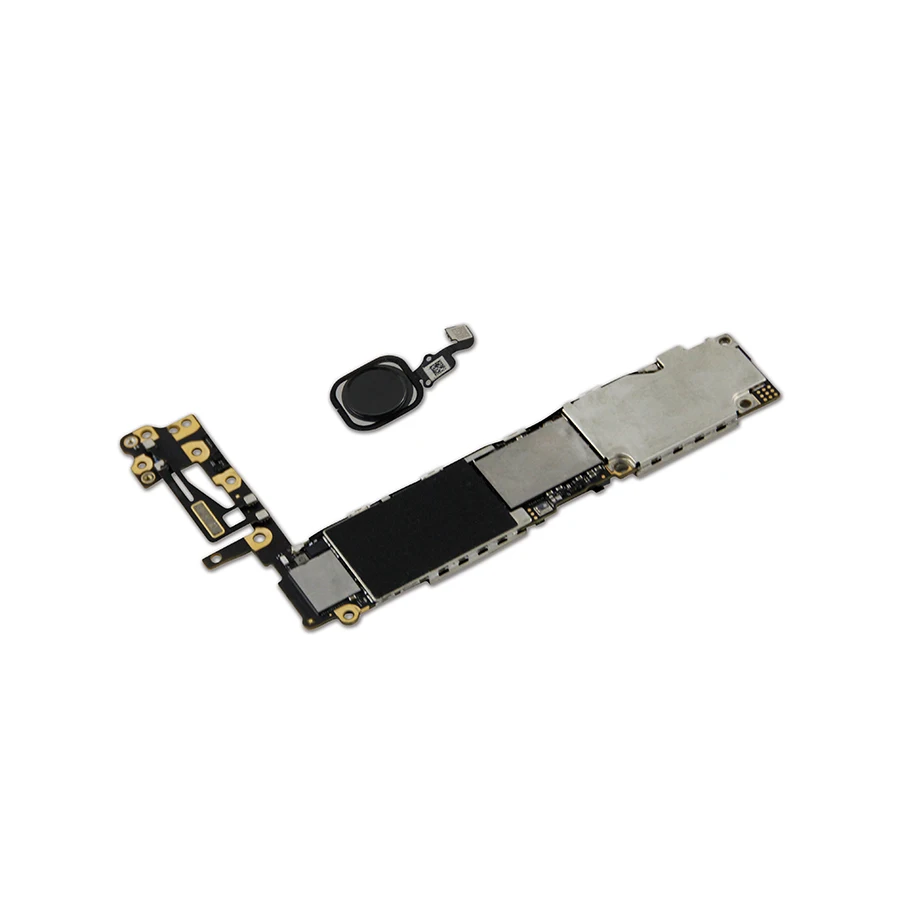 Полные Материнские платы для iphone 6, материнская плата с сенсорным ID, оригинальная разблокированная материнская плата для iphone 6 с чипами, 128 ГБ черная