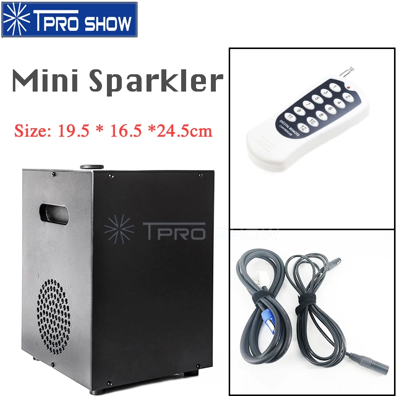 Wedding Sparklers Cold Fireworks Machine Remote Control Pyrotechnics Spark Fountain 400W DMX Stage Special Effect Equipment | Освещение