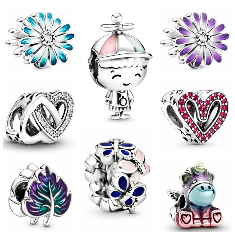 

MC 925 Sterling Silver Princess Charm Fit For Original Pandora Bracelet Accessories Vintage Perfect Craft Cute Cup DIY Bead Gift