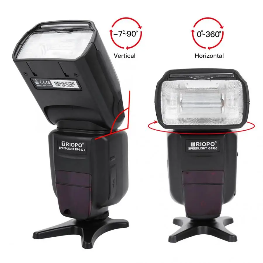 TRIOPO TR-982III/C 2 4G TTL 1/8000 Беспроводная вспышка Master Slave Speedlite для Canon SLR Camera Flash camera |