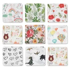 Муслиновое бамбуковое хлопковое детское одеяло, марля для ванны, пеленка для младенцев, спальный мешок, мягкая ткань для кормления, полотенце, шарф, детские вещи