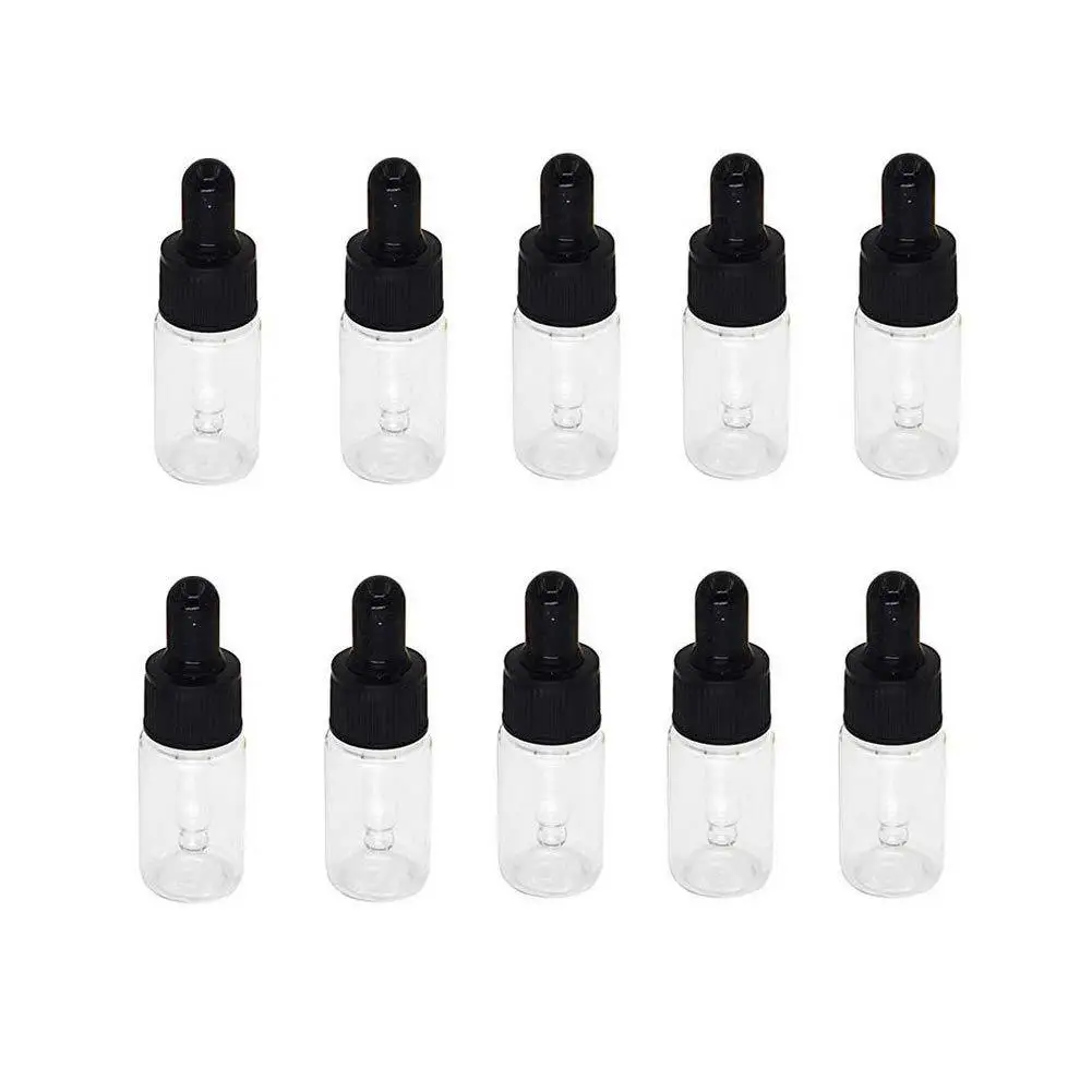 

10Pcs/Set Essential Oil Bottles 10ml Clear Plastic Dropper Dispenser For Essential Oil Liquid Aromatherapy Fragrance