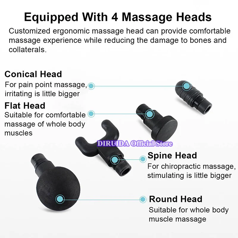 

Original Dropshipping Phoenix A2 Muscle Massage Gun Booster Massage Gun Exercising Muscle Pain Relief Body Relaxation