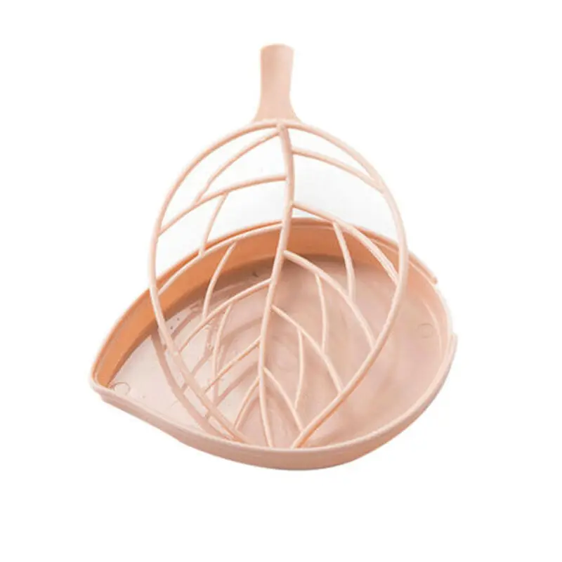 Держатель для мыльницы в форме листа нескользящая мыльница поддон туалетного