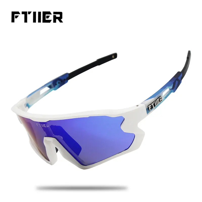 FTIIER Новинка 5 линз UV400 велосипедные солнцезащитные очки поляризованные TR90