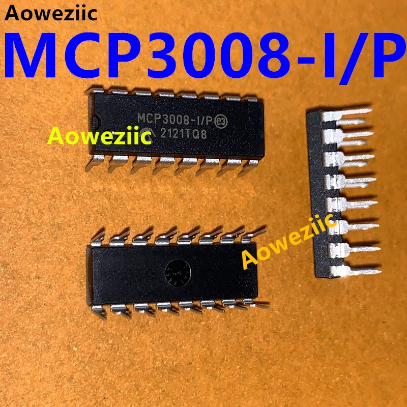 Aoweziic 1～5～10Pcs MCP3008-I/P MCP3008 DIP-16 SPI Serial Interface IC Analog-To-Digital Converter Chip New Imported Original on -> Aoweziic 1-5-10 шт. MCP3008-I/P MCP3008 DIP-16 SPI Интерфейсный микросхема преобразователя аналогово-цифрового сигнала Но