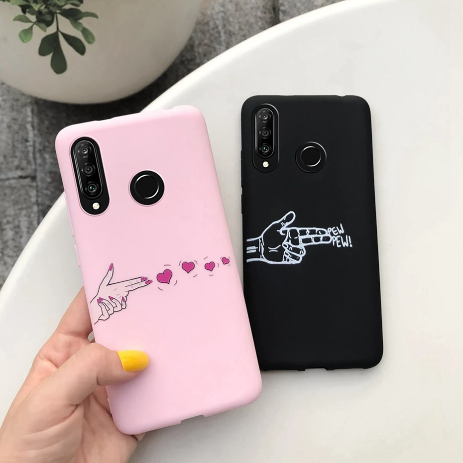 Чехол для Huawei P30 Lite Ультратонкий Мягкий силиконовый защитный чехол ТПУ телефона с