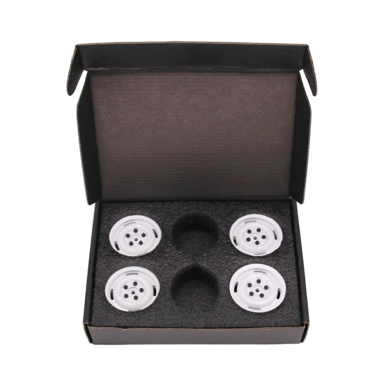

4Pcs/Set CNC Metal 1.9inch Wheel Hub Rim Beadlock for SCX10 TRX4 TRX6 D90 900046 90047 1/10 RC Crawler Car Accessory Spare Parts
