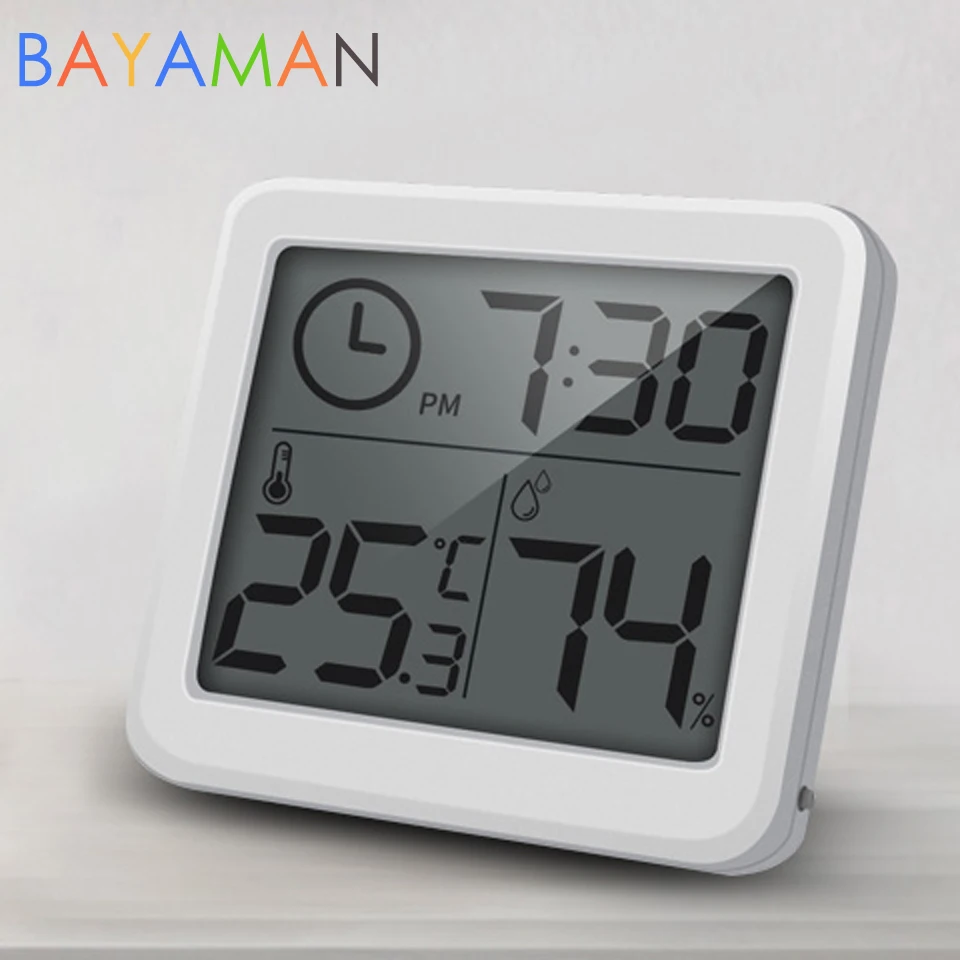 Цифровой измеритель температуры и влажности для детской комнаты с ЖК