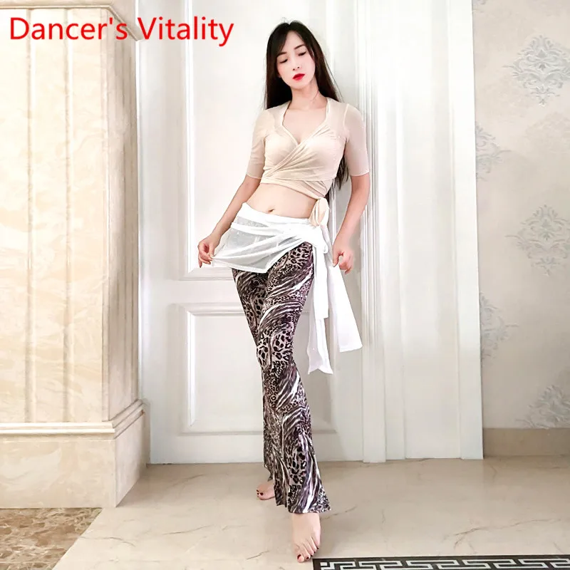 Новинка 2020 тренировочный костюм для танца живота женская одежда штаны с
