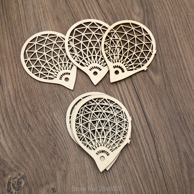 Лазерная резка деревянные подставки для ежа украшения. Незаконченные Тэги.