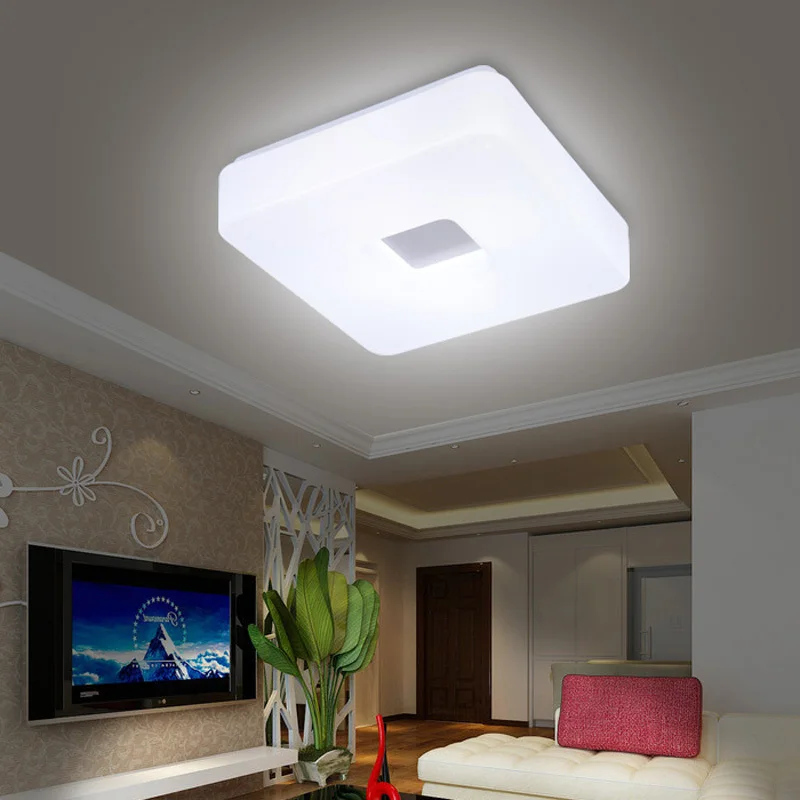 

Free Shipping Modern Led Flush Mount Surface Mounted Square Shape LED Ceiling Light for Living Room Foryer Hallway lighting