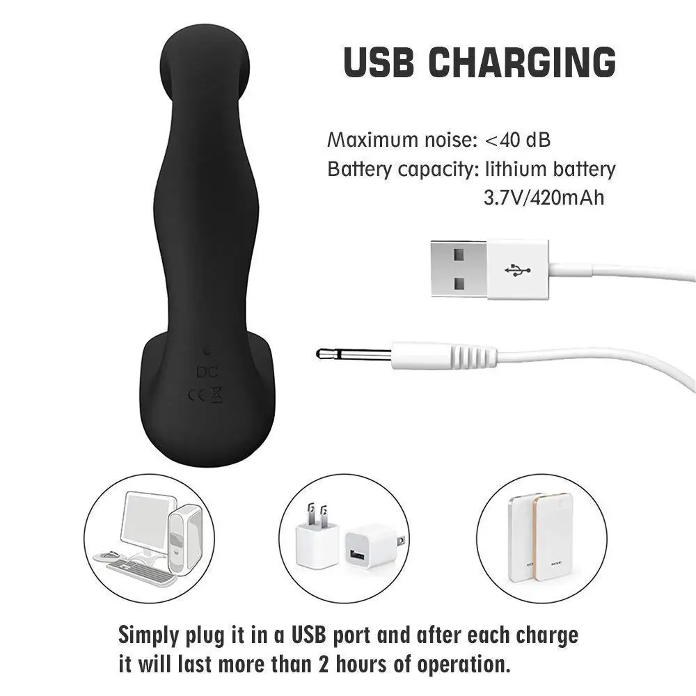 Массажер простаты анальная секс игрушка для мужчин вибратор 9 вибрирующих