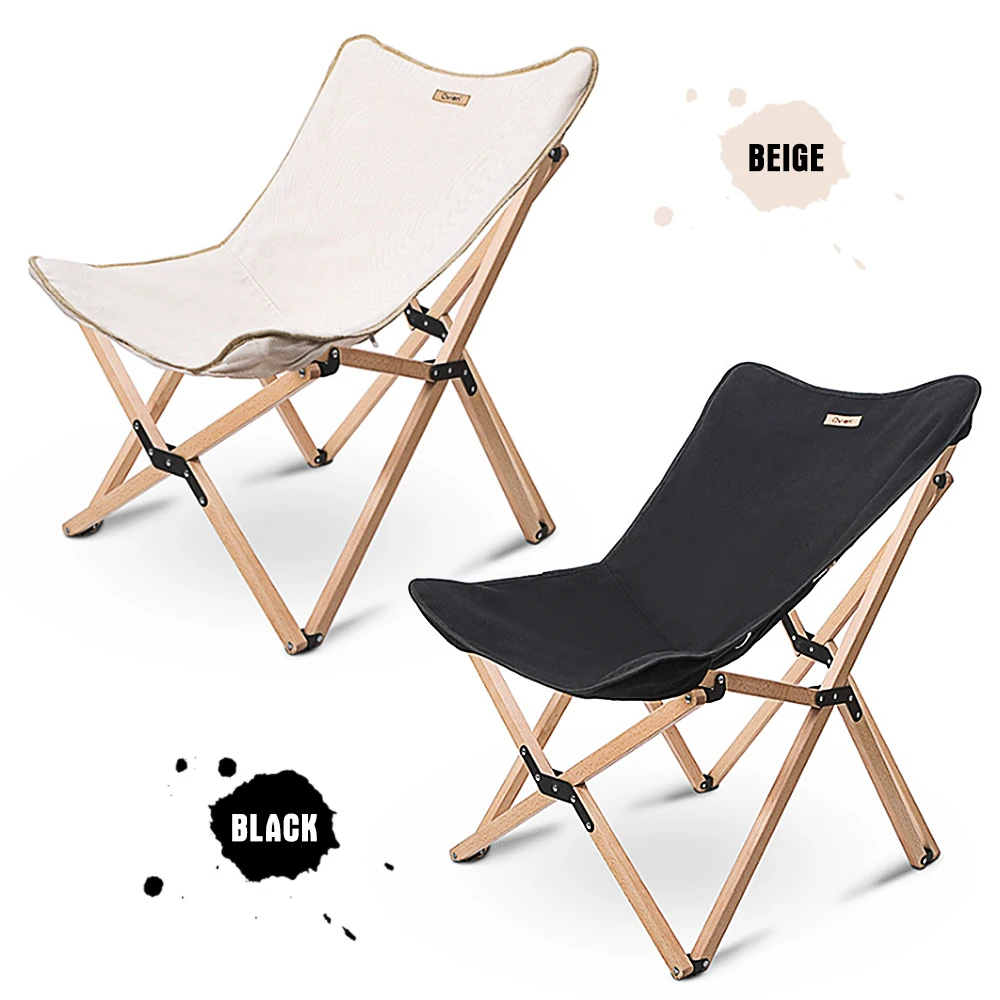 

Camping Portable Foldable Wood Chair Ultralight Leisure Chair Nap Beach Chair for Camping Fishing Picnic