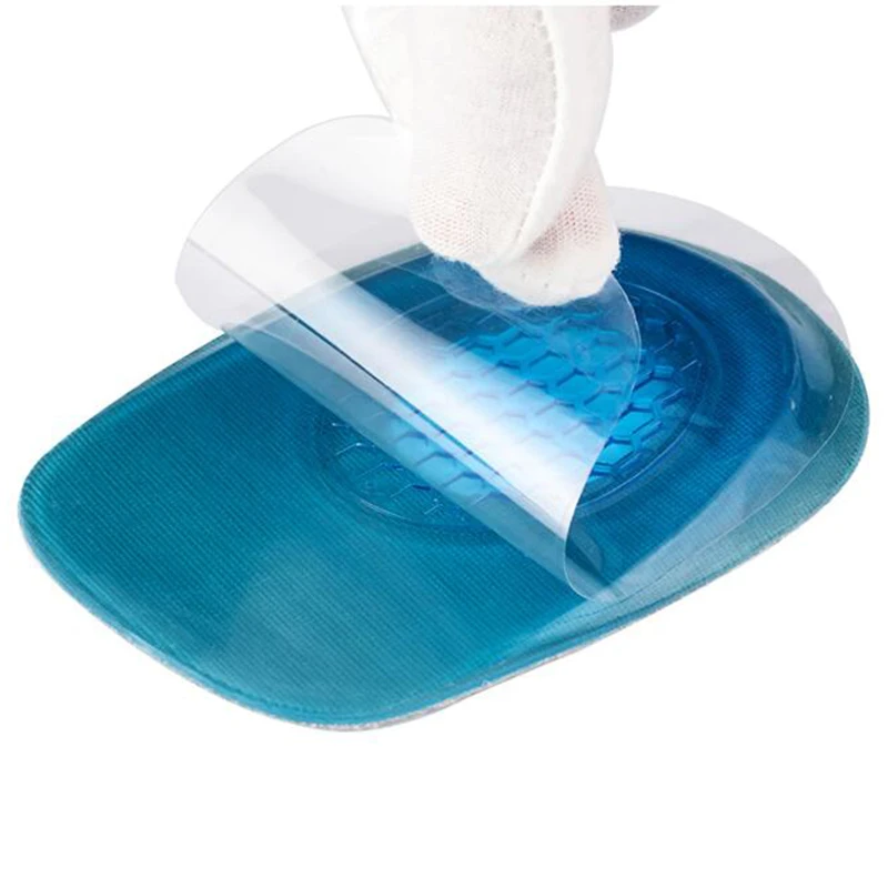 1 пара силиконовых гелевых чашек для пятки поддерживающие колодки обуви