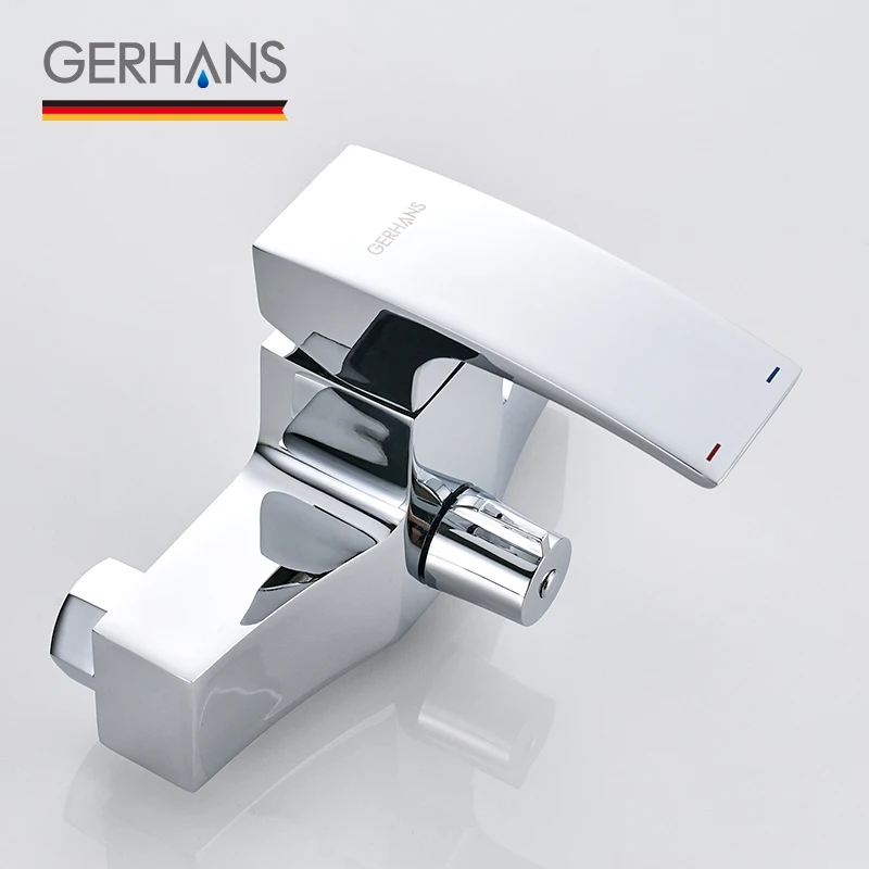 GERHANS Faucet K13114 Смеситель для ванны Цвет: Хром | Обустройство дома