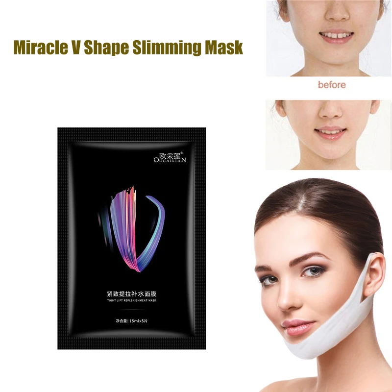 Лифтинговая маска для лица чудесная V образная похудения средство удаления
