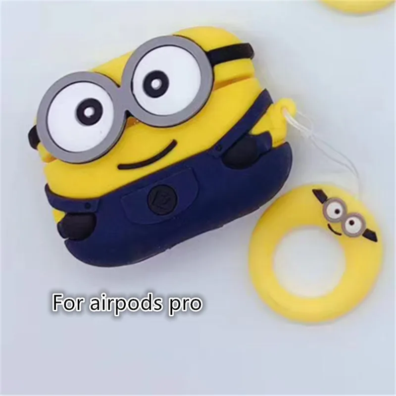 13 Чехол для AirPods, милый мультяшный защитный чехол, беспроводной чехол для наушников Air pods 2, чехол для наушников с кольцом на палец - Цвет: 13