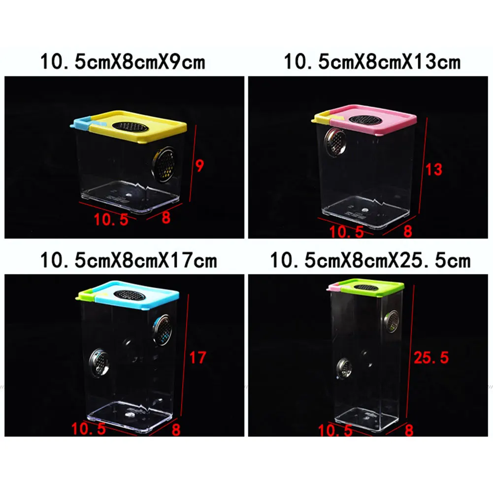 Для разведения рептилий Box прозрачный акриловый Террариум для питание от