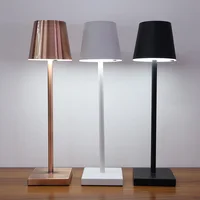 USB High-end Charging Touch Dimming Wireless Table Lamp Outdoor Restaurant Bar Table Lamp Desktop Atmosphere Lamp