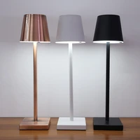 usb high end charging touch dimming wireless table lamp outdoor restaurant bar table lamp desktop atmosphere lamp