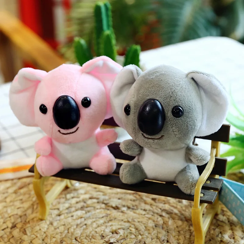 Плюшевый брелок с коалой игрушкой мягкая игрушка коала игрушки Имитация меха кролика Пушистый рюкзак сумка подвеска плюшевый коала игрушка Подарки Девочка Мальчик