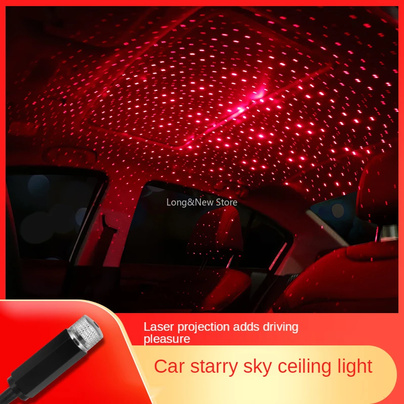 

1 шт мини-светодиод машины крыши Звезда Ночной Светильник s проектор светильник Интерьер окружающего ночное звездное небо USB светодиодный д...