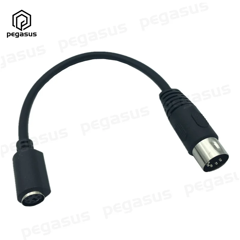 15 см PS2 DIN 5Pin штекер к MD 6Pin Женская клавиатура и фотокабель | Электроника