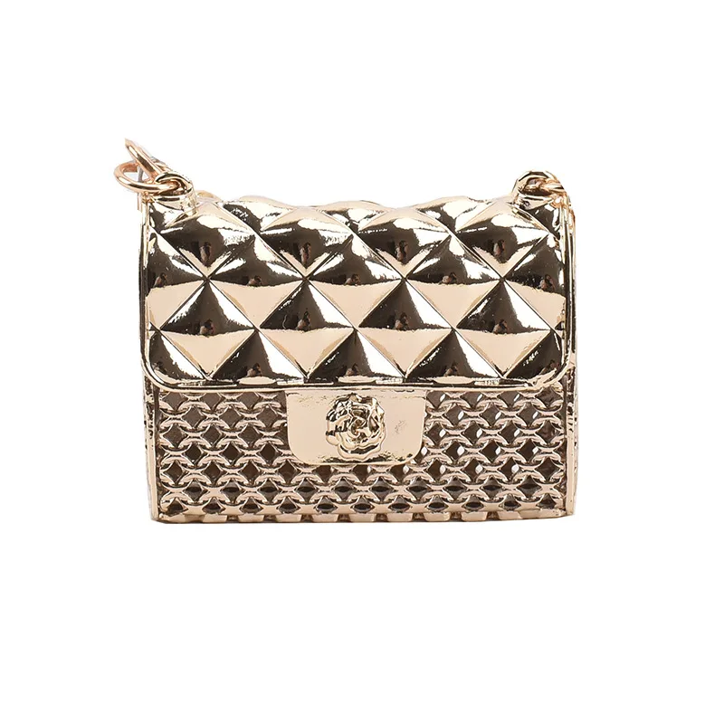 

Decorative Pocket Female 2021 New Small Sweet Wind Mini Package Pearl Chain Inclined Shoulder Bag Metal Mouth Red Envelopes
