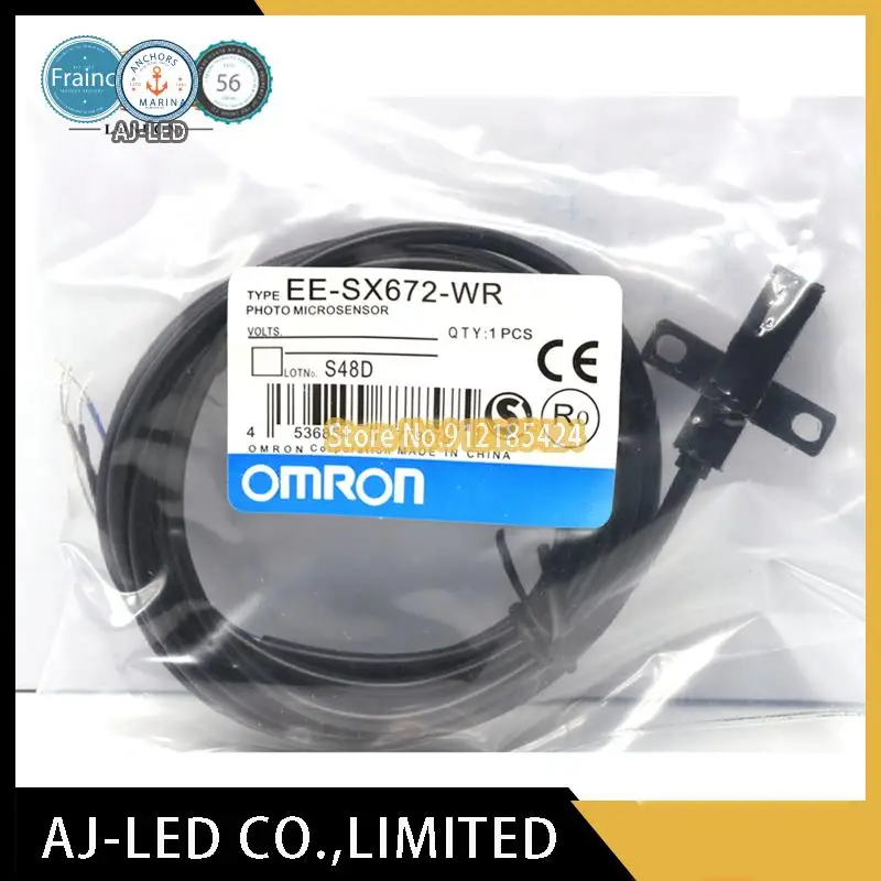 

2pcs/lot EE-SX672-WR groove U-slot L-shaped photoelectric switch induction sensor miniature limit induction switch with wire