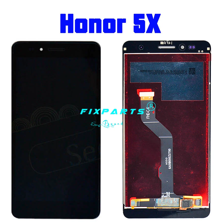 Черный Новый ЖК дисплей для Huawei Honor 6X 5X зеркальный + сенсорный экран дигитайзер
