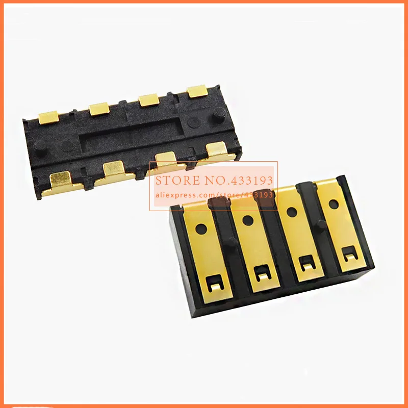 SMD 4-контактный внутренний разъем для аккумулятора гнездовой 4 0 мм и 25 Штекерный