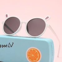 classic vintage kids glasses fashion trend children round sunglasses new boys girls brands design baby eyeglasses uv400