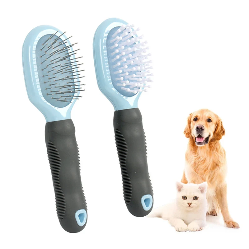 

Hair Removal Comb for Dogs Cat Detangler Fur Trimming Deshedding Brush Grooming Tool For matted Long Hair Curly Pet Products