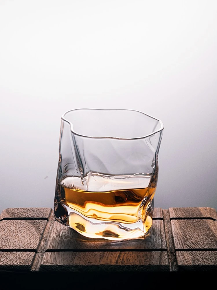 Дизайнерский стакан для виски Komatsu винтажный хрустальный в японском стиле вина