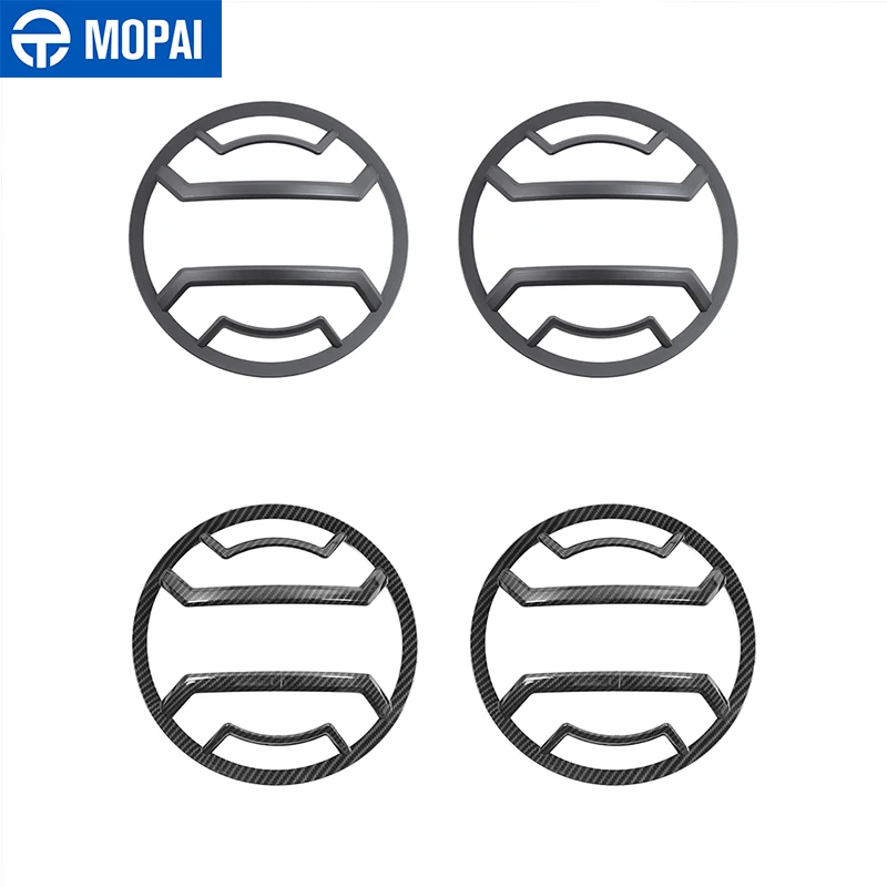 

MOPAI Lamp Hoods ABS Car Headlight Lamp Decoration Cover Accessories for Jeep Wrangler JL 2018+ for Jeep Gladiator JT 2018+