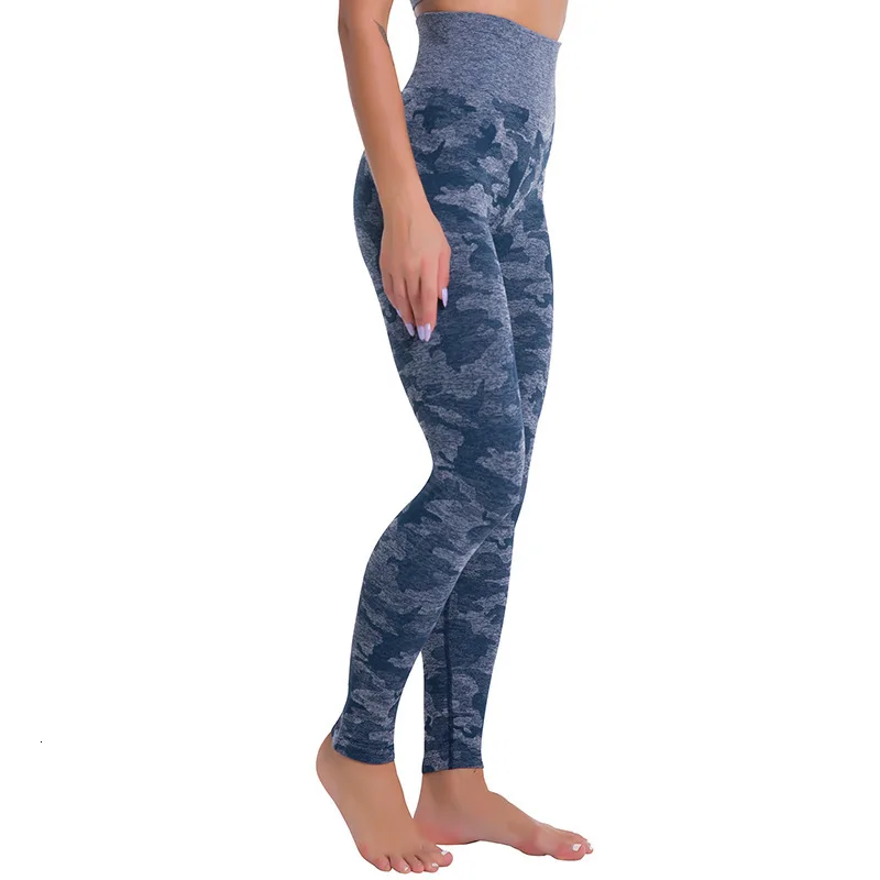 Yoga Pants-047-BLU Женские Штаны Для Йоги, спортивные бесшовные леггинсы, спортивная одежда для бега, эластичные леггинсы для фитнеса, для спортзала, Акула, компрессионные колготки, спортивные штаны для женщин - Цвет: Yoga Pants-047-BLU