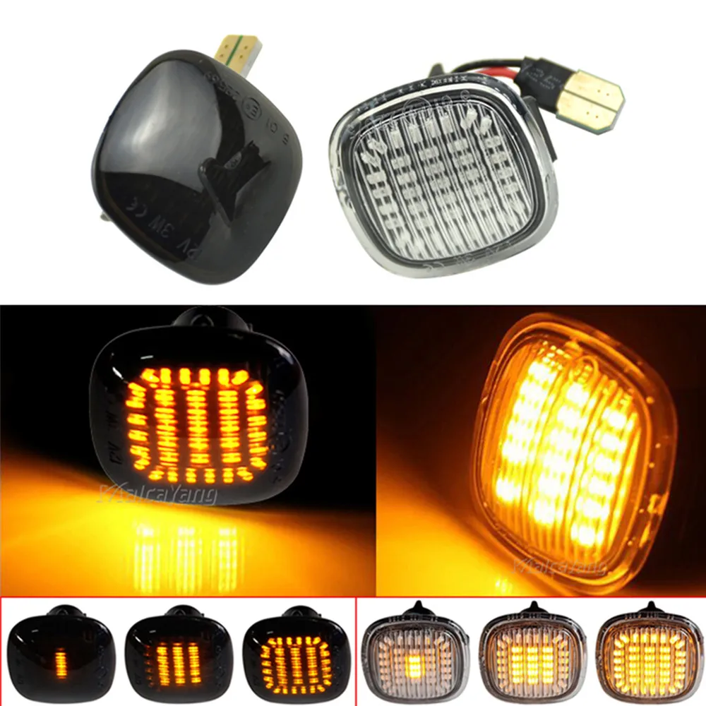 

For Audi A3 8L A4 8D A4 S4 B5 A8 D2 LED Dynamic Turn Signal Side Marker Light Repeater Lamp Sequential Indicator 1994-2000