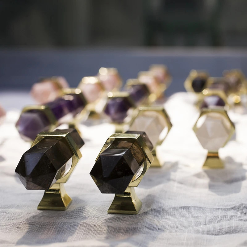 Ручки шкафа из натурального хрусталя ручка комода ручки ящика тянет фурнитура