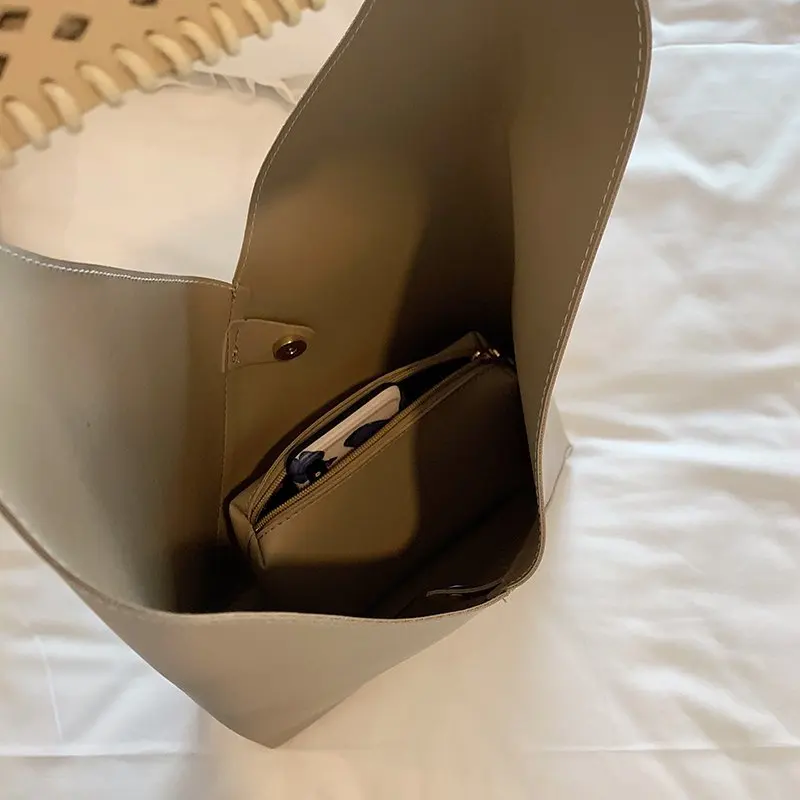 Модные женские сумки Хобо большие роскошные на плечо из искусственной кожи