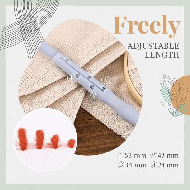 Игла для вышивки вручную регулируемая рукоделие льняная ткань монах тканевые