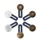 4 шт. брюки расширитель Регулируемый кнопкой разборки выдвижной джинсы с эластичной резинкой на пуговицах DIY талии удлинитель для головок аксессуары для одежды