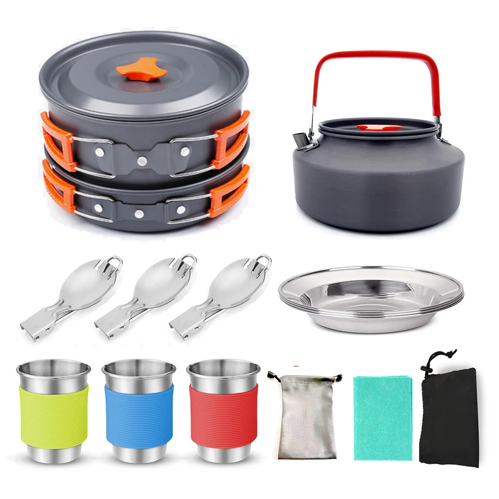 Jual Peralatan Berkemah Perjalanan Peralatan Makan Peralatan Masak Kit Luar Ruangan Memasak Peralatan Dapur Untuk Hiking Piknik Selfdrive Peralatan Masak
