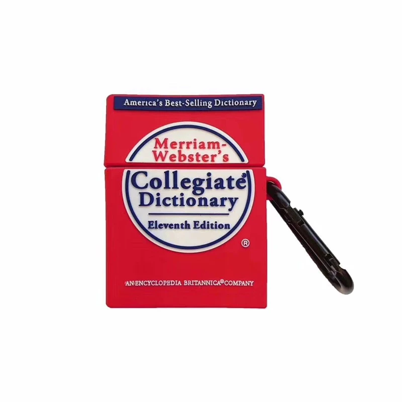 Роскошные модные брендовые 3D английские словаря funnly Симпатичные Силиконовые