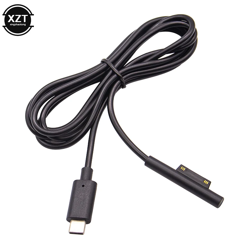 Кабель адаптер USB Type C 1 5 м 15 В 3 А для Microsoft Surface Pro 6 / 4 3|Компьютерные кабели и
